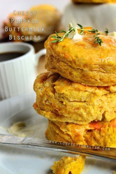 Cheesy Pumpkin Buttermilk Biscuits Recipe